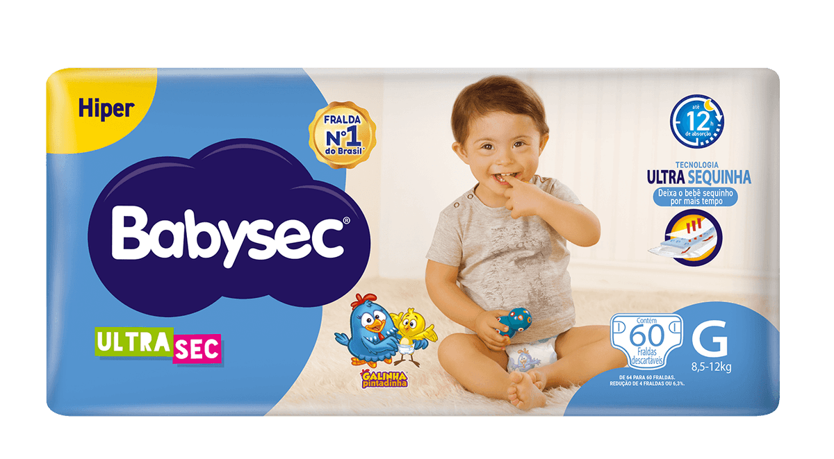 Fralda Babysec 60 Uni