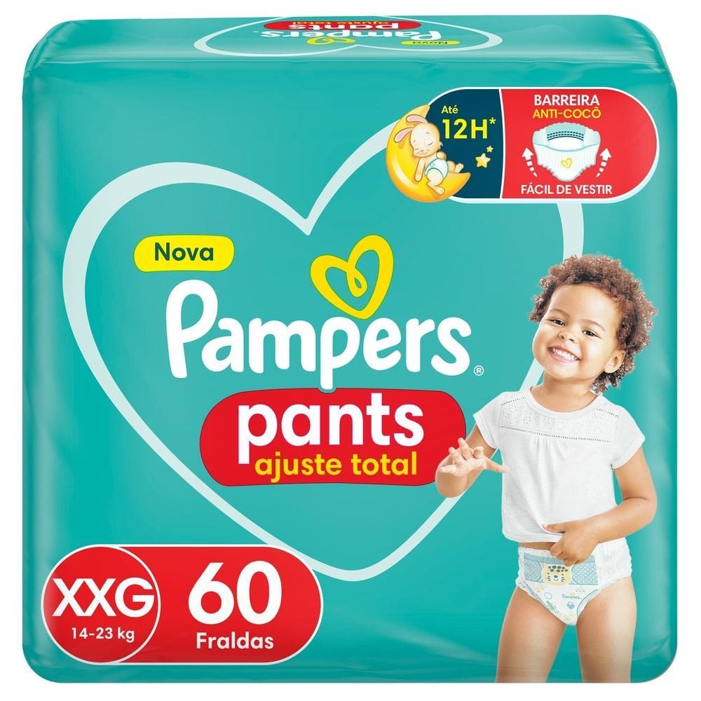 Fralda XXG 60 Unidades Pampers
